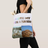 Ich Liebe meine Pelzbabys Tasche (Von Nahem)