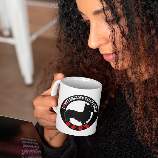 Ich Liebe meine Pembroke Welsh Corgi Kaffee Tasse