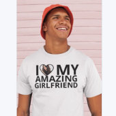 Ich Liebe meine Phantastische Freundin Foto Boyfri T-Shirt