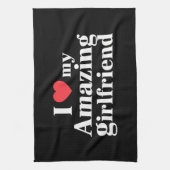 Ich Liebe meine Phantastische Freundin, ich höre m Geschirrtuch (Vertikal)