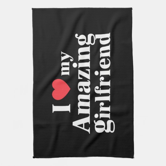 Ich Liebe meine Phantastische Freundin, ich höre m Geschirrtuch (Vertikal)