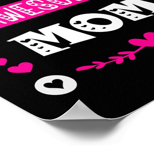 Ich Liebe meine Phantastische Mama Funny Mother Da Poster (Ecke)