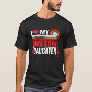 Ich Liebe meine Phantastische Tochter, Vater Mama  T-Shirt