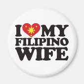 Ich Liebe meine philippinische Ehefrau Magnet (Vorne)