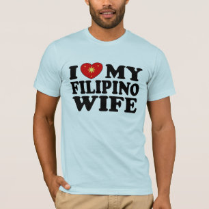 Ich Liebe meine philippinische Ehefrau T-Shirt