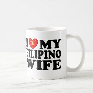 Ich liebe meine philippinische Frau Kaffeetasse