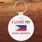 Ich Liebe meine philippinische Freundin Schlüsselanhänger (Vorderseite)