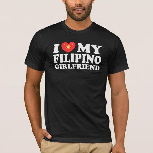 Ich Liebe meine philippinische Freundin T-Shirt (Vorderseite)