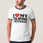 Ich Liebe meine philippinische Freundin T-Shirt (Vorderseite)