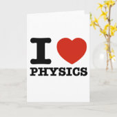 Ich Liebe meine Physik Karte (Gelbe Blume)