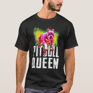 Ich Liebe meine Pittie Rescue Pittie Mama Pitbull  T-Shirt