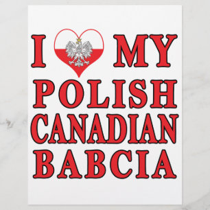 Ich liebe meine polnisch-kanadische Babcia Flyer