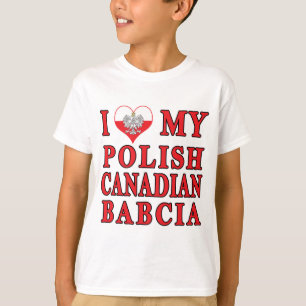 Ich Liebe meine polnisch kanadische Babcia T-Shirt