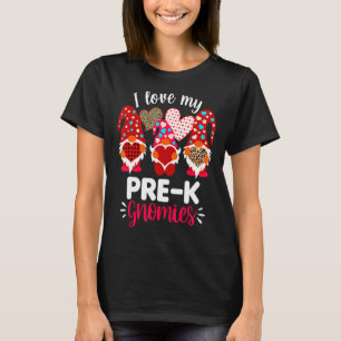 Ich Liebe meine Pre k Sweeties Leopard Kariert Gno T-Shirt