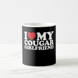 Ich liebe meine Puma-Freundin Kaffeetasse