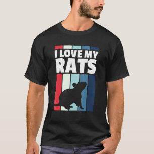 Ich Liebe meine Ratten T-Shirt