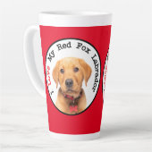 Ich Liebe meine Red Fox Labrador Latte Tasse (Linke Ecke)