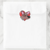 Ich Liebe meine Red Heeler Stickers (Tasche)