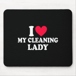 Ich liebe meine Reinigungsdame - Paarreiniger Vale Mousepad