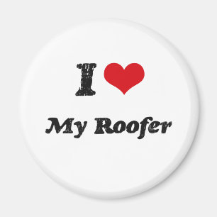 Ich liebe meine Roofer Magnet