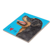Ich Liebe meine Rottweiler Fliese (Seite)