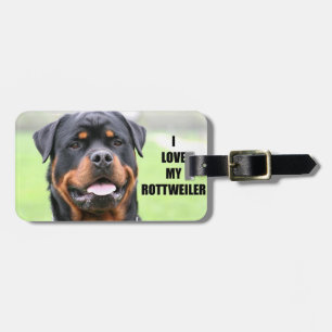 Ich Liebe meine Rottweiler Gepäckanhänger