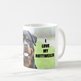 Ich Liebe meine Rottweiler Kaffeetasse
