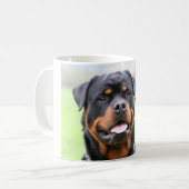 Ich Liebe meine Rottweiler Kaffeetasse (Vorderseite Links)