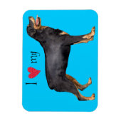 Ich Liebe meine Rottweiler Magnet (Vertikal)