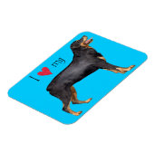 Ich Liebe meine Rottweiler Magnet (Linke Seite)