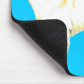 Ich Liebe meine Samoyed Mousepad (Ecke)