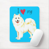 Ich Liebe meine Samoyed Mousepad (Mit Mouse)