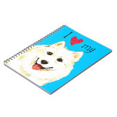 Ich Liebe meine Samoyed Notizblock (Linke Seite)