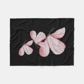 Ich Liebe meine Schmetterlingsgeschenke Fleecedecke (Vorderseite (Horizontal))