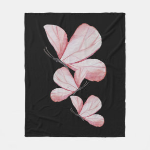 Ich Liebe meine Schmetterlingsgeschenke Fleecedecke