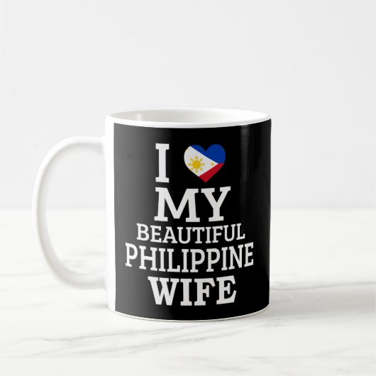 Ich Liebe meine schöne Philippine Kaffeetasse (Links)