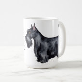 Ich Liebe meine schottischen Terrier Kaffeetasse (VorderseiteRechts)