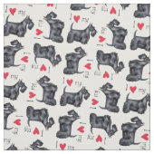 Ich Liebe meine schottischen Terrier Stoff (Muster)