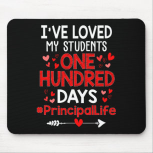 Ich liebe meine Schüler 100 Tage Principal Life Va Mousepad