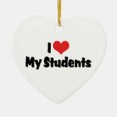 Ich Liebe meine Schüler Ornament (Vorne)