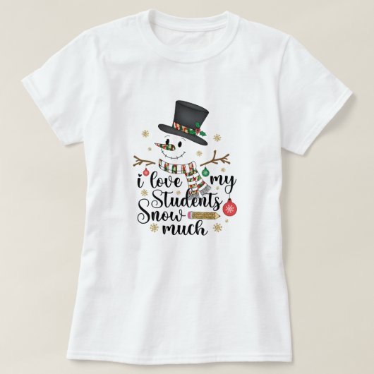 Ich Liebe, meine Schüler schwitzen viel Lehrer Wei T-Shirt (Design vorne)