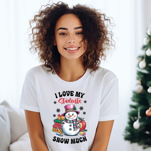 Ich Liebe meine Schüler Weihnachts-T - Shirt
