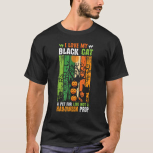 Ich Liebe meine schwarze Katze ein Tier für das Le T-Shirt