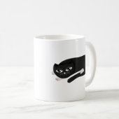 Ich Liebe meine schwarze Katze Kaffeetasse (VorderseiteRechts)
