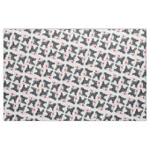 Ich Liebe meine schwarzen russischen Terrier Stoff (Fat Quarter (45,7 x 55,9 cm))