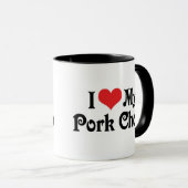 Ich Liebe meine Schweinehälfte Tasse (VorderseiteRechts)