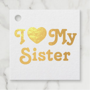 Ich Liebe meine Schwester Geschenkanhänger