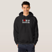 Ich liebe meine Schwester Hoodie (Vorne ganz)