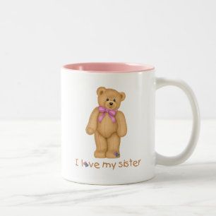 Ich Liebe meine Schwester Kaffee Tasse