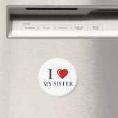 Ich Liebe meine Schwester Magnet (In Situ (Geschirrspüler))